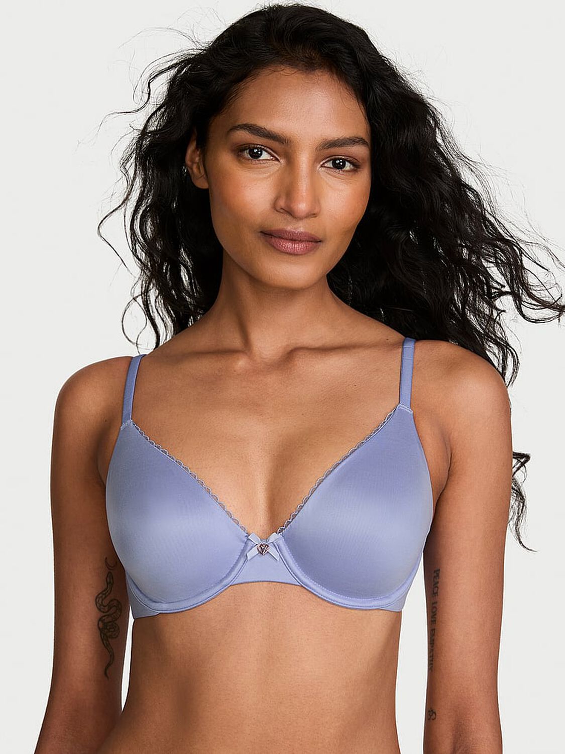vs Body By Victoria Invisible Lift Unlined Smooth Demi Bra Light Lavender 1 of 4 