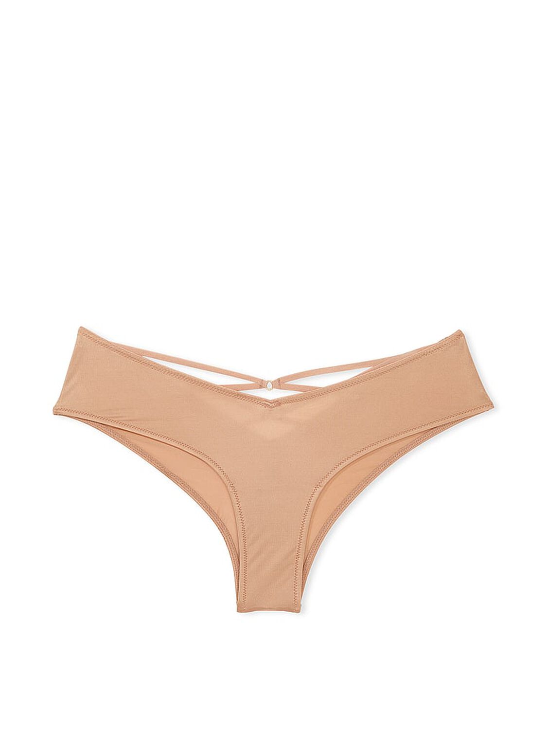 vs Very Sexy Strappy Back High-Leg Cheeky Panty Praline 3 of 3 