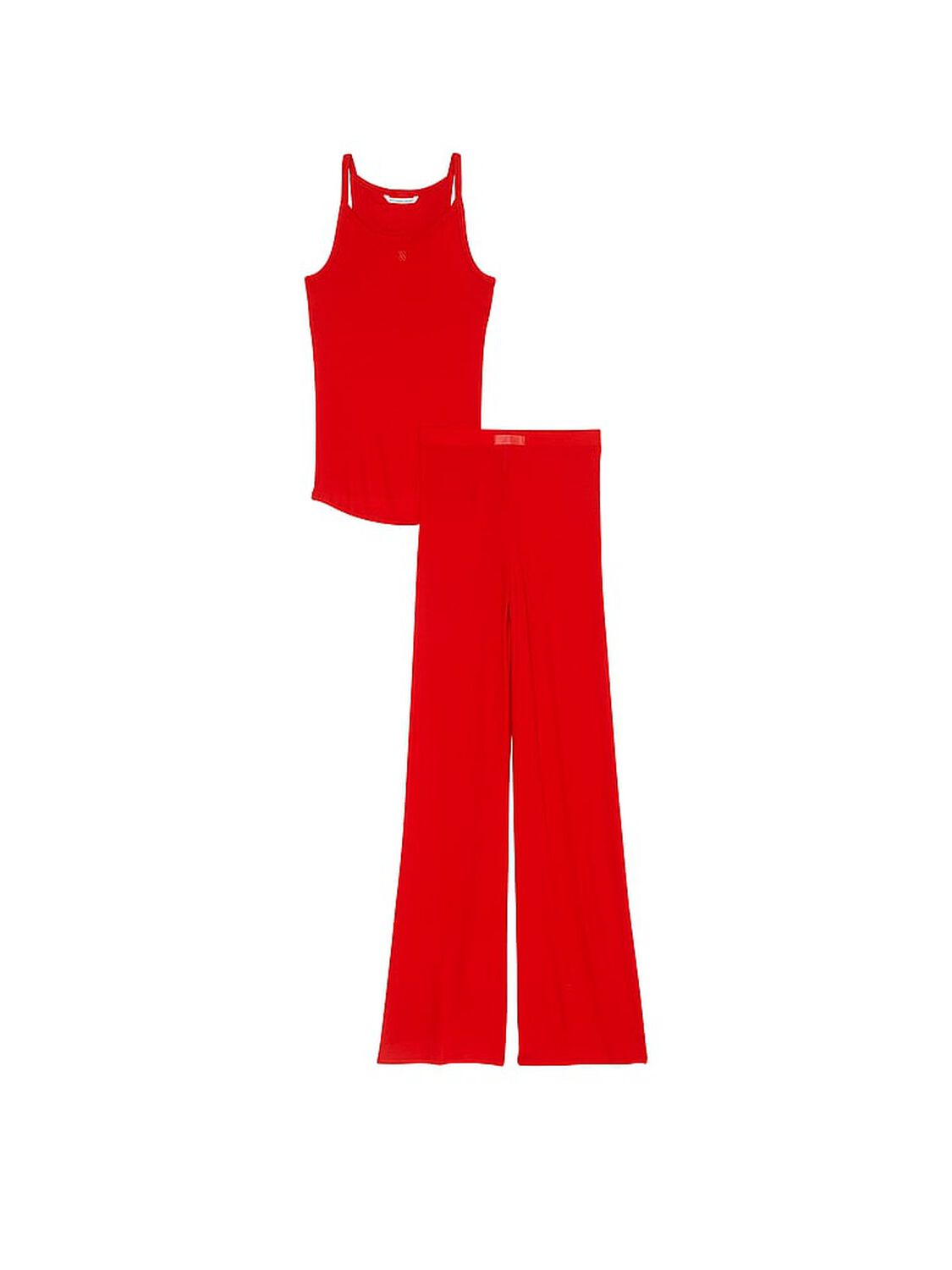 vs Victoria's Secret Ribbed Modal Cami & Pants Set Lipstick 1 of 1 
