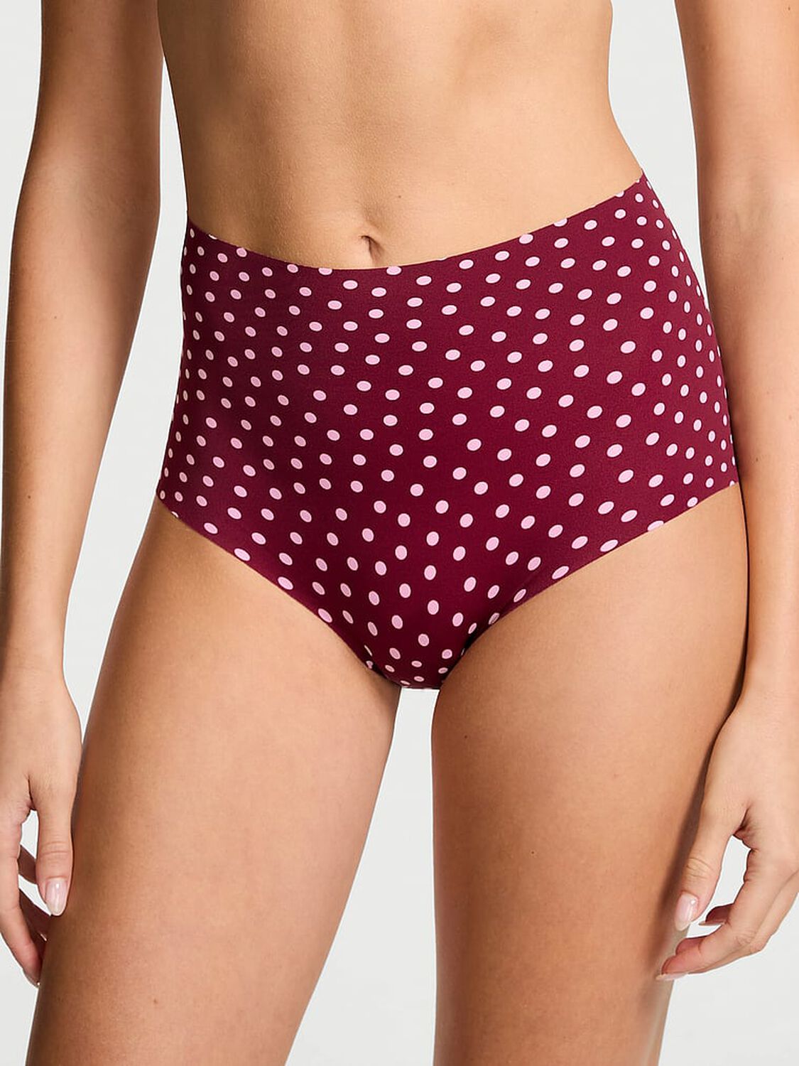 vs No-Show No-Show Modern Brief Panty Sangria Red Dots 2 of 3 