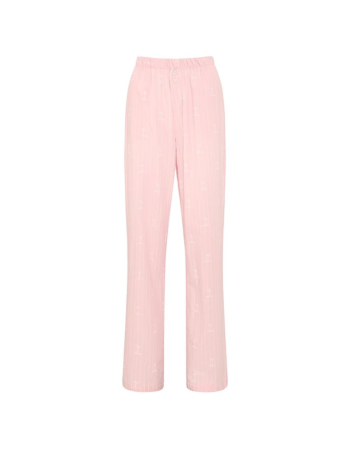 vs Victoria's Secret Mix & Match Sleep Heritage Cotton Pajama Pants Pink Martini Stripes 3 of 3 