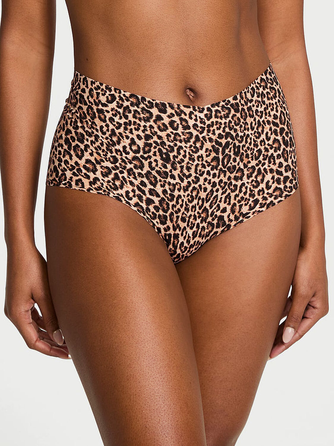 vs No-Show No-Show Modern Brief Panty Natural Leopard 1 of 3 