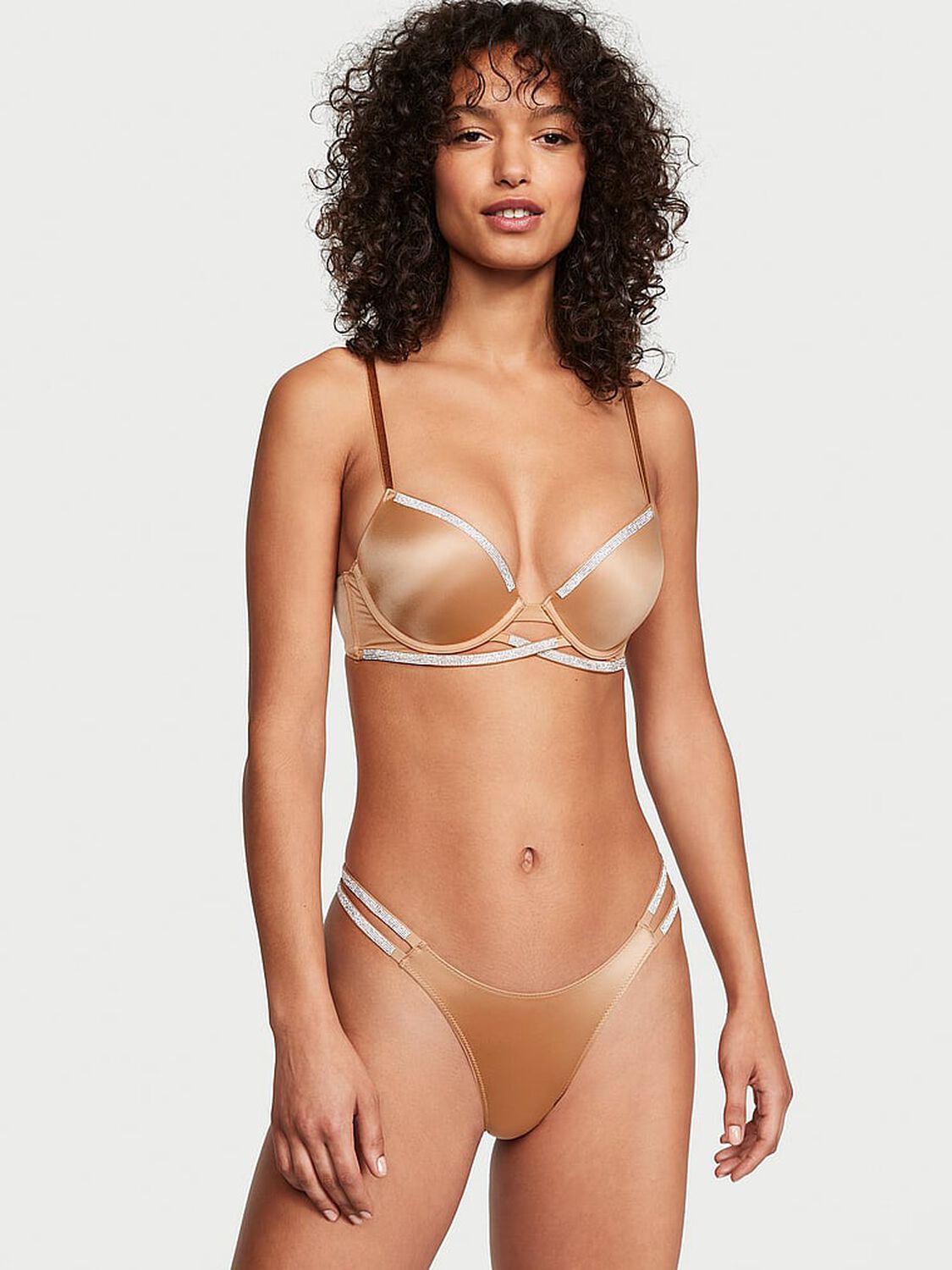 vs Very Sexy Double Shine Strap Smooth Brazilian Panty 4 of 4 