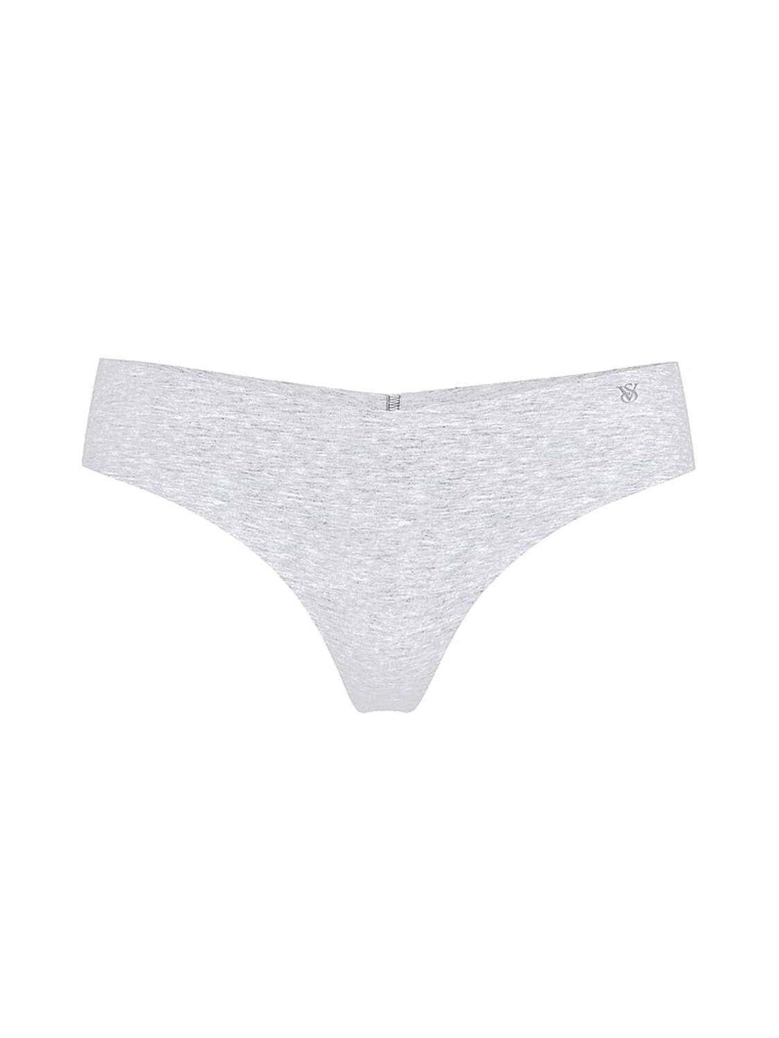 vs No-Show No-Show Cotton Thong Panty Medium Heather Grey 3 of 3 