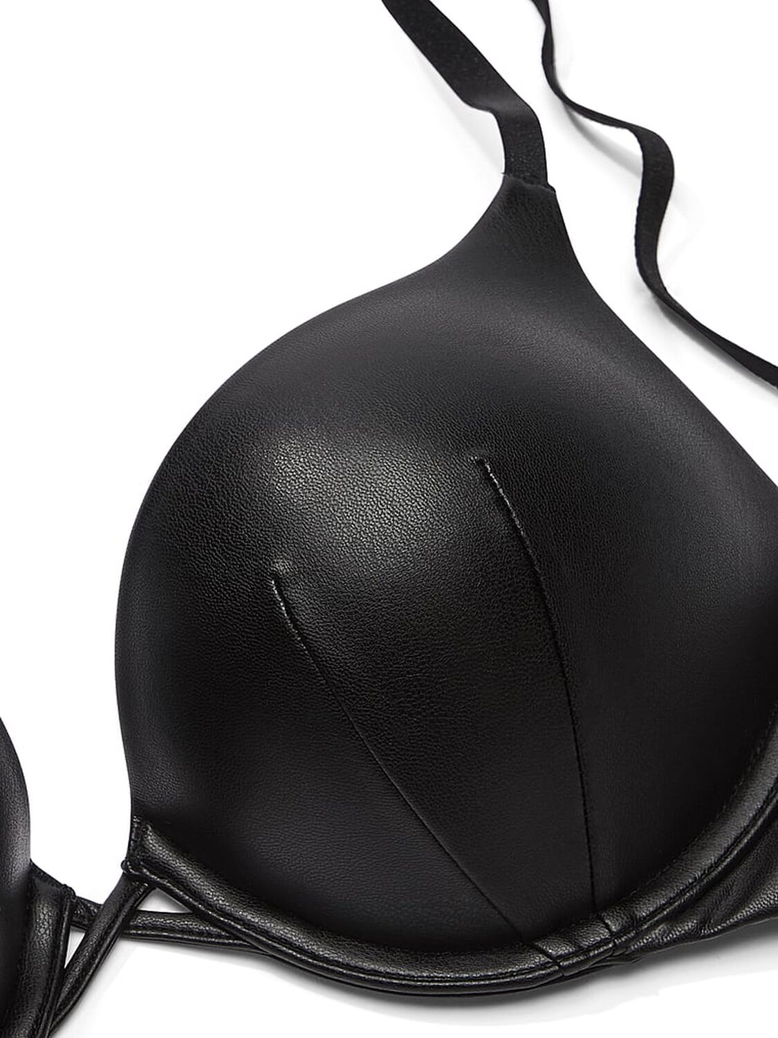 vs Very Sexy Bombshell Add-2-Cups Faux Leather Push-Up Bra 4 of 4 
