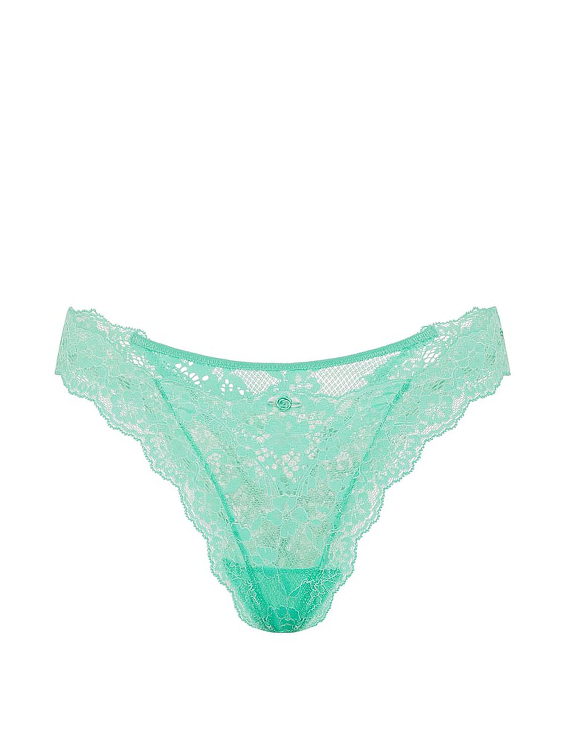vs Dream Angels Lace Brazilian Panty New Scuba Blue Xdye 3 of 3 