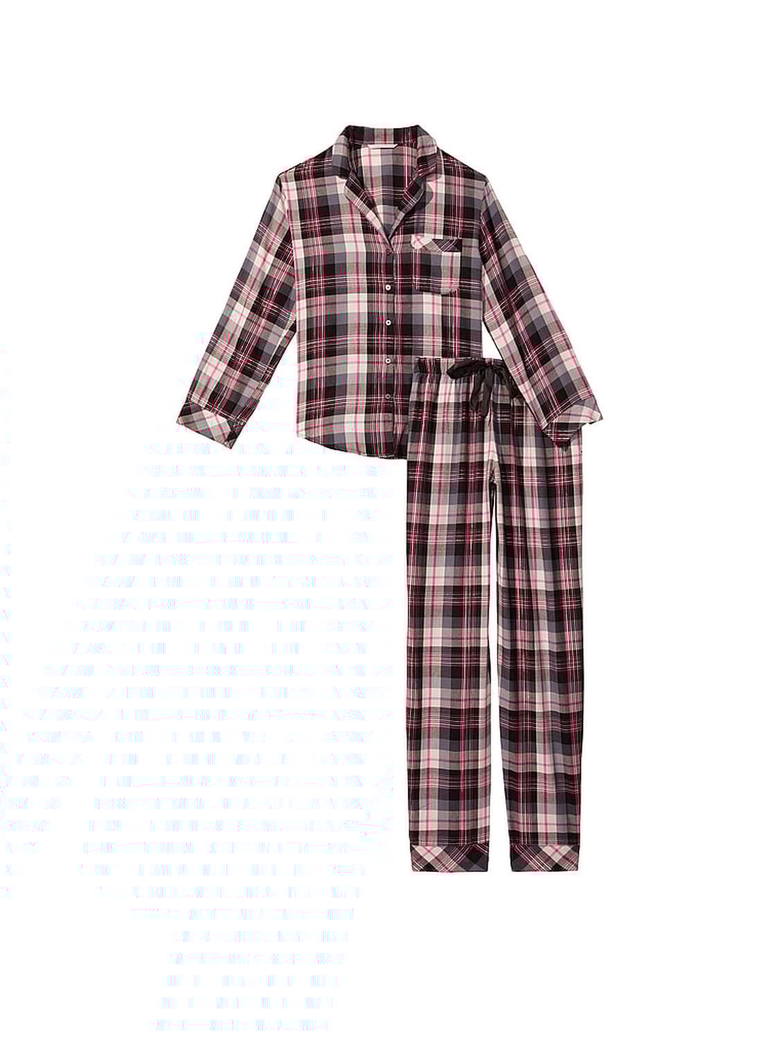 vs Victoria's Secret Flannel Long PJ Set 3 of 4 