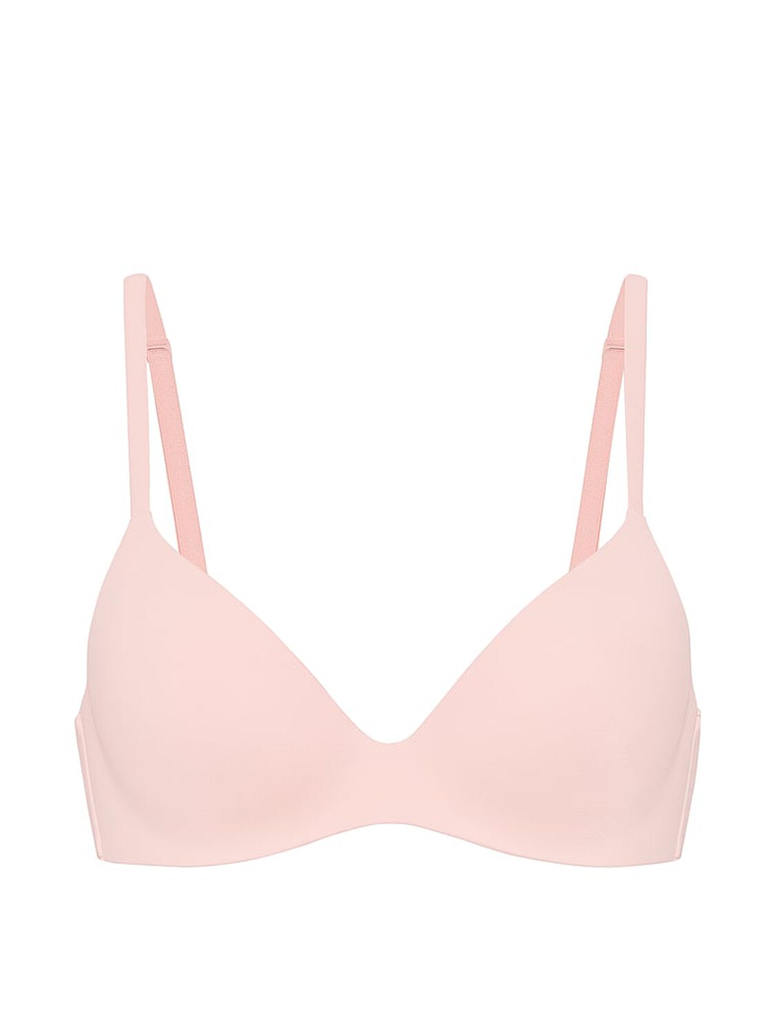 vs Body By Victoria FlexFactor Lightly Lined Plunge Demi Bra Purest Pink 3 of 4 