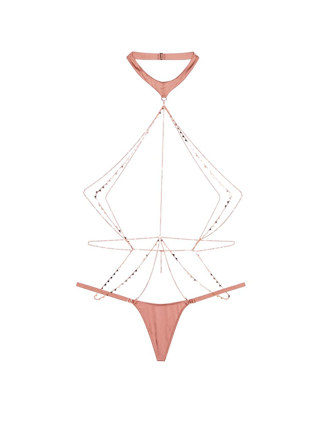 vs Very Sexy Very Sexy Starstruck Chain Body Jewelry Playsuit 3 of 4 