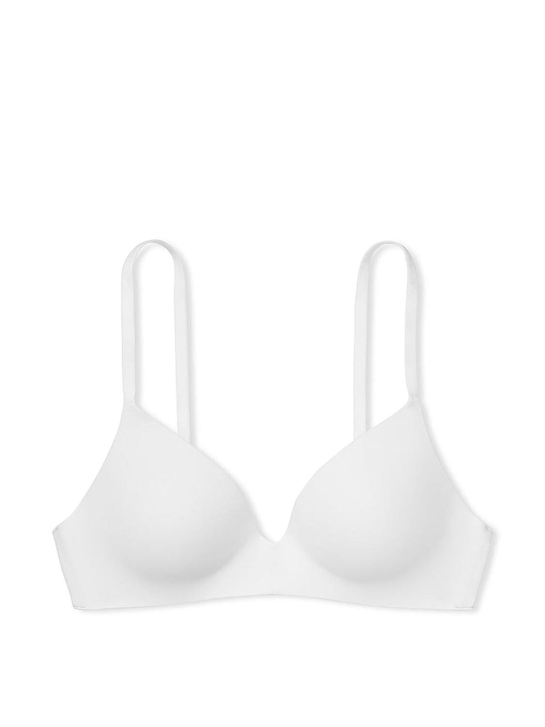 vs The T-Shirt Lightly-Lined Wireless Bra White 1 of 3 