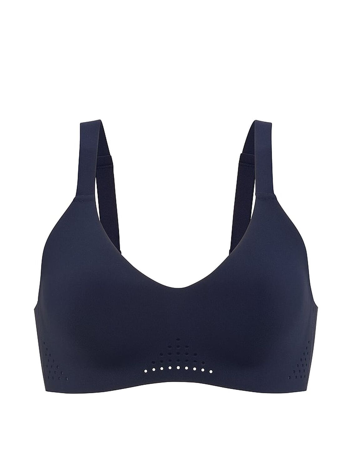vs Vsx VSX Featherweight&trade; Medium V-Neck Sports Bra Dress Blues 3 of 3 