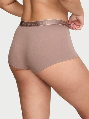 Logo Cotton Boyshort Panty