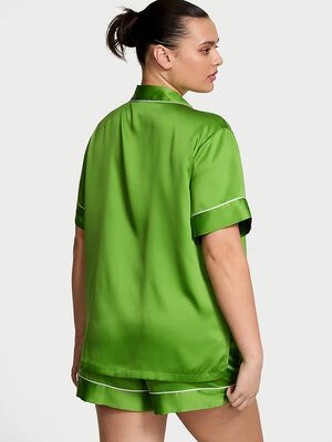 Glazed Satin Short Pajama Set