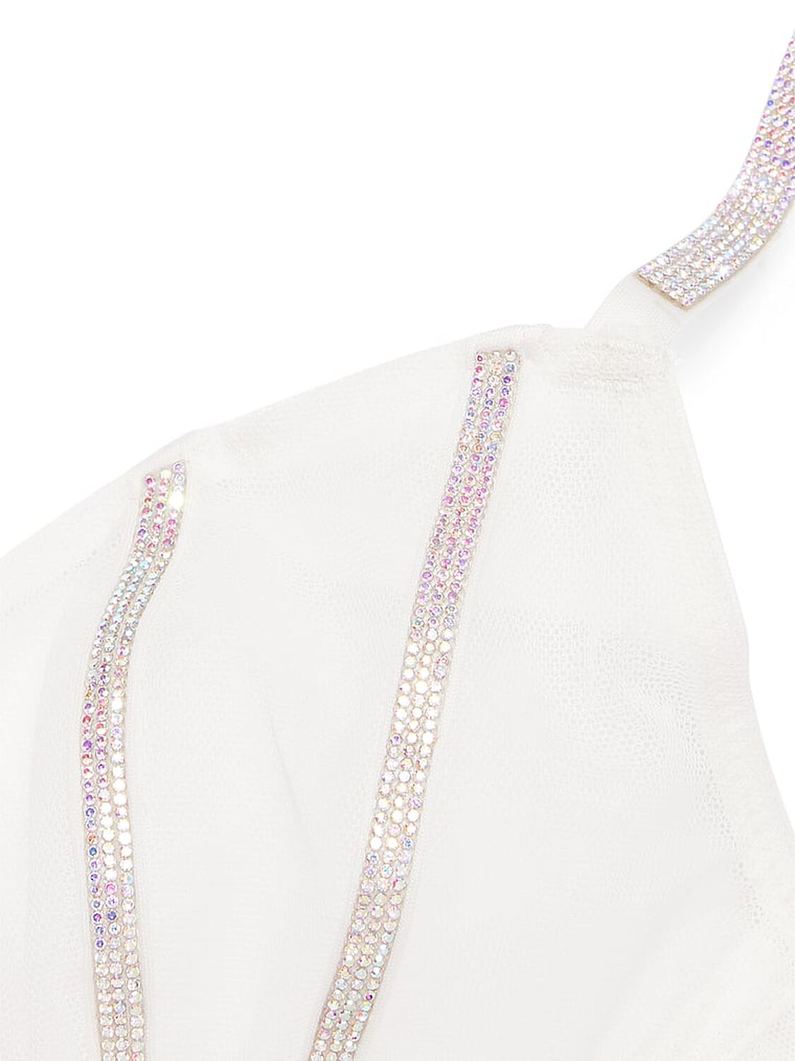 vs Very Sexy Sheer Shine Low-Cut Demi Bra Coconut White 4 of 4 