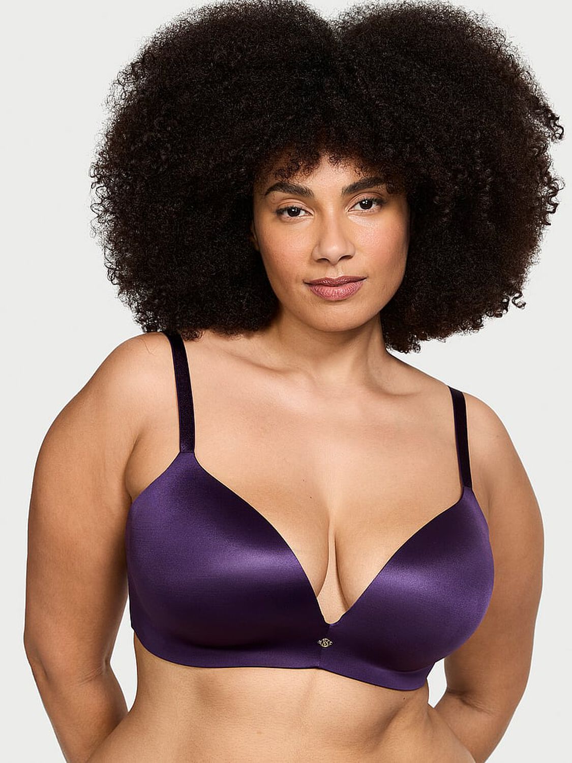 vs Very Sexy So Obsessed Smooth Wireless Push-Up Bra Amethyst 1 of 3 