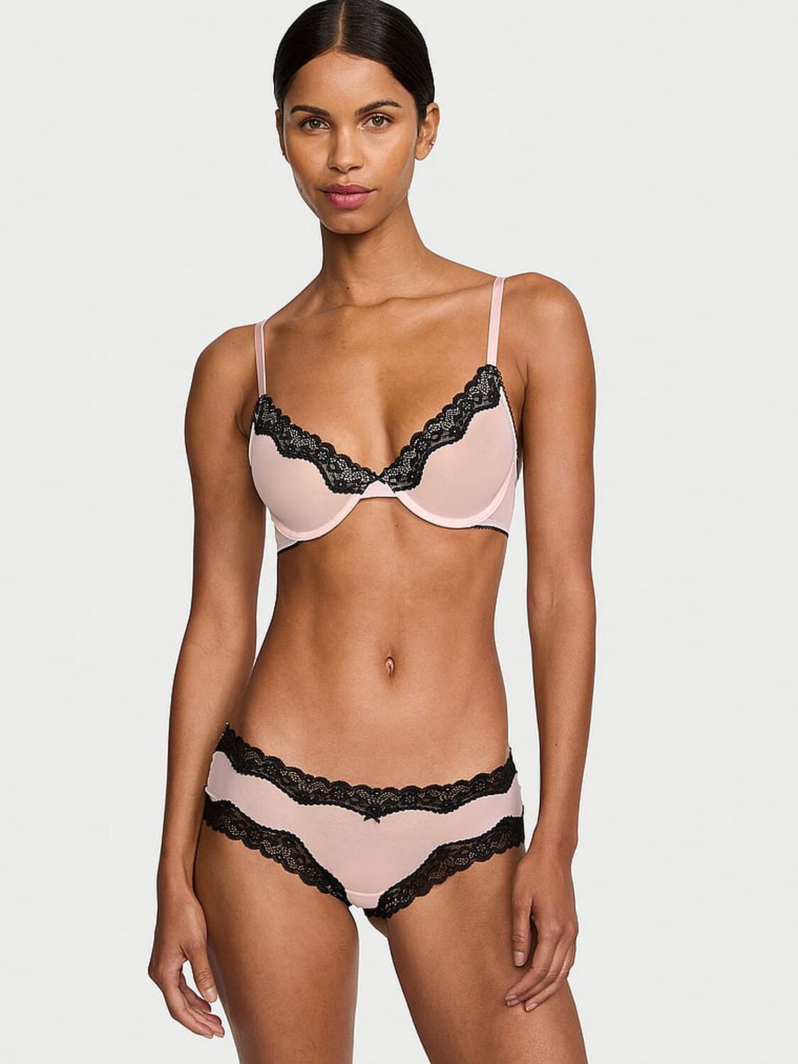 vs Victoria's Secret Tease Unlined Demi Bra Purest Pink 4 of 4 