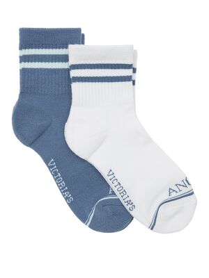 2-Pack Quarter Socks