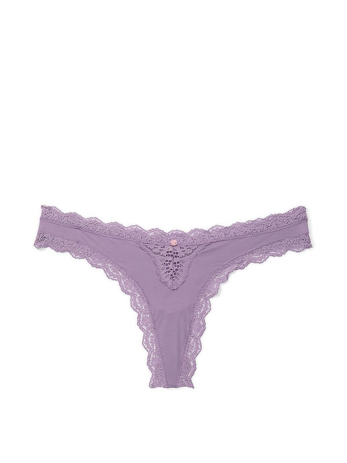 vs Dream Angels Lace-Trim Thong Panty 3 of 3 