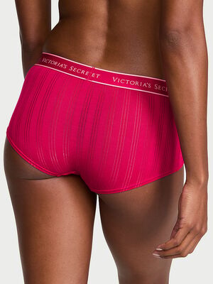 SoSoft&trade; Modal Ultra-Fine Logo Boyshort Panty