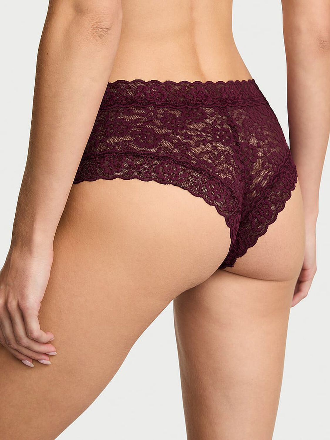 vs The Lacie Lace Cheeky Panty Rich Maroon 2 of 3 