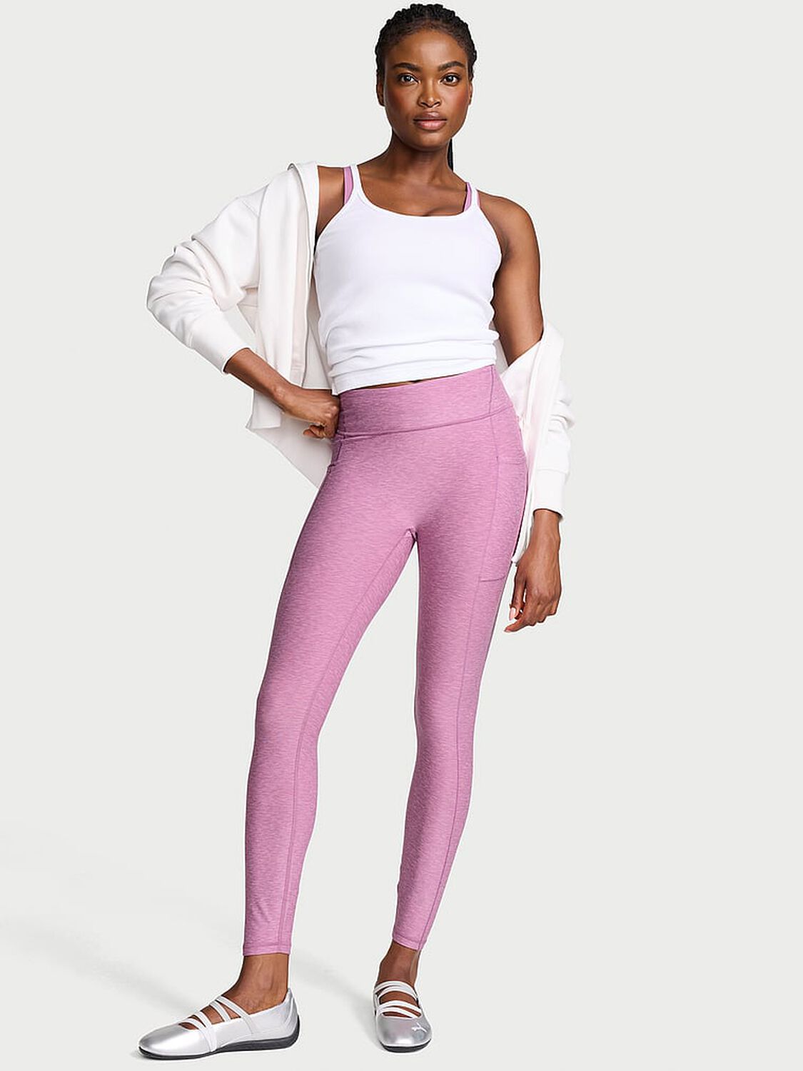 vs Vsx VSX LUXMarl&trade; Legging Violet Frost 1 of 2 