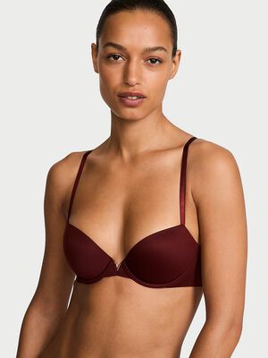 Smooth Lightly Lined Plunge Demi Bra