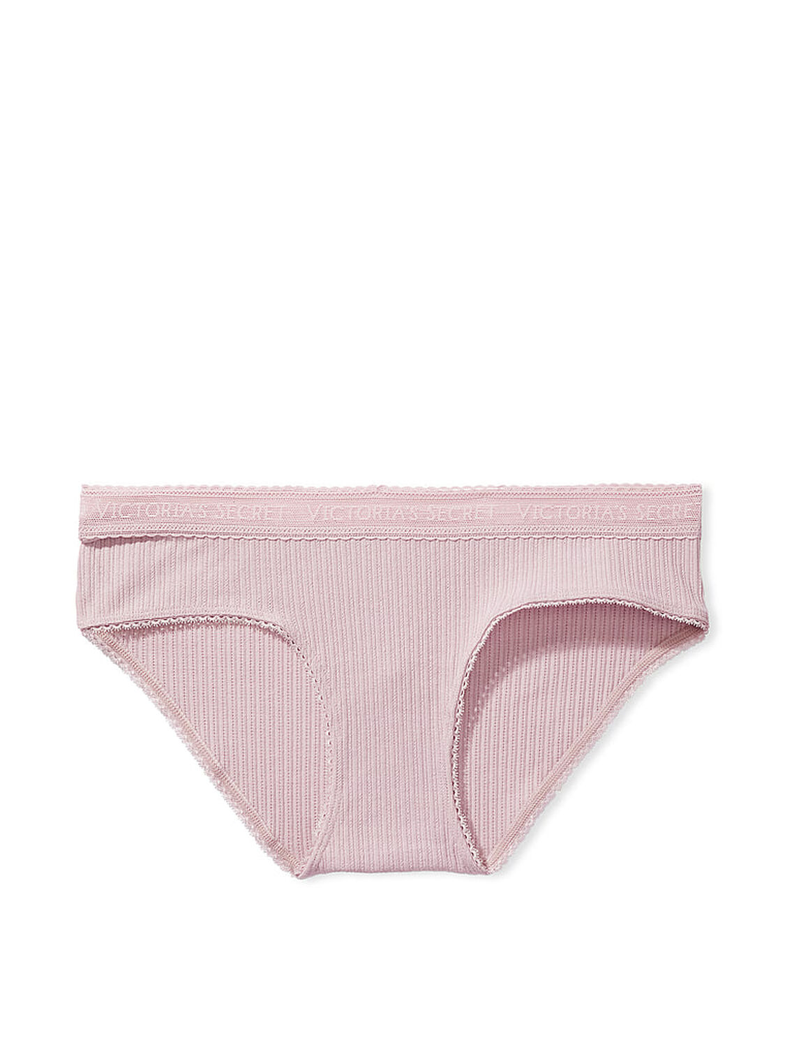 vs Cotton Logo Cotton Lace-Waist Hiphugger Panty 3 of 3 