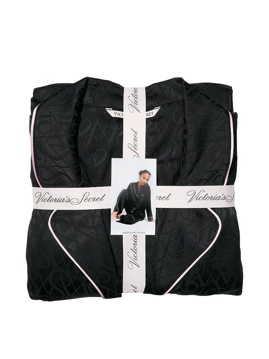 vs Victoria's Secret Satin Long Pajama Set 4 of 4 