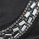 Snake Shine Lightly Lined Balconette Corset Top, BLACK, swatch