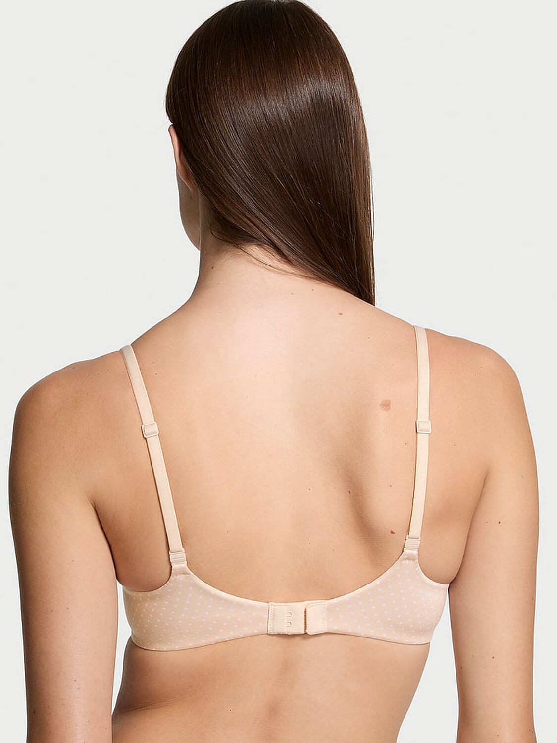 vs Body By Victoria Perfect Shape Push-Up Smooth Bra Marzipan Dots 2 of 3 