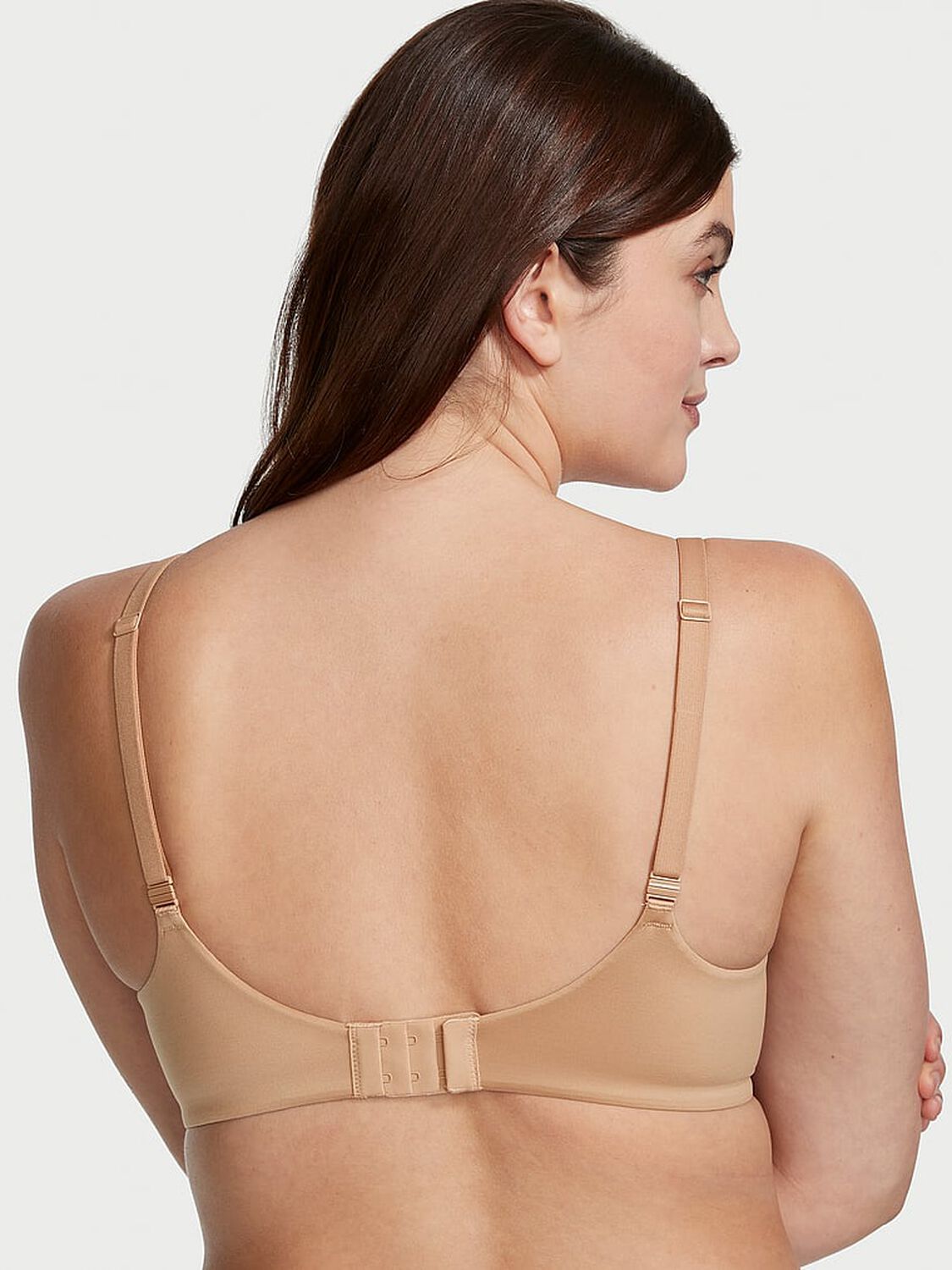 vs Body By Victoria Invisible Lift Unlined Smooth Demi Bra Praline 2 of 4 