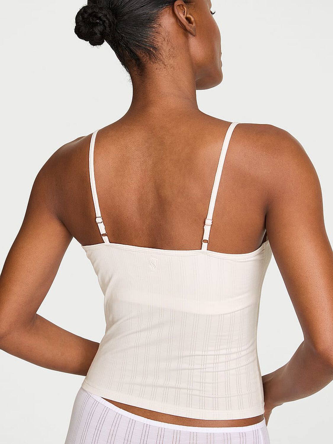 vs Victoria's Secret SoSoft&trade; Modal Ultra-Fine Cami Top Coconut White 2 of 3 