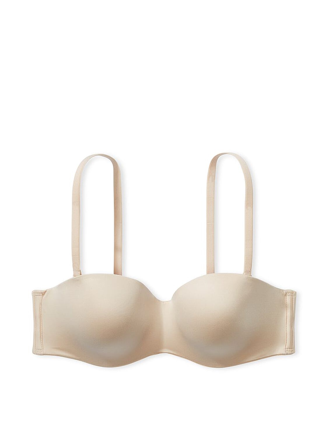 vs Body By Victoria Lightly Lined Smooth Strapless Bra Marzipan 2 of 2 