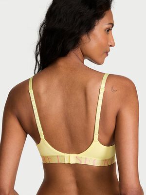 Perfect Shape Cotton Exploded Logo Push-Up Bra