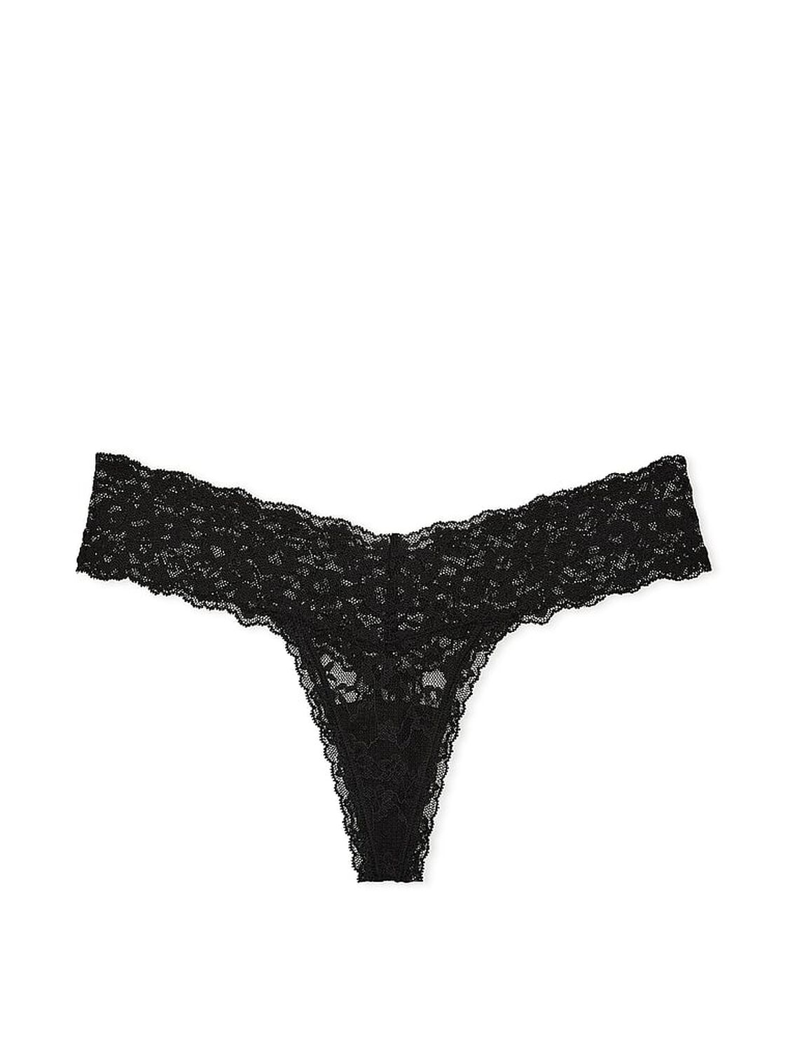 vs The Lacie Lace Thong Panty Black 3 of 3 