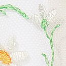Daisy Chain Embroidery V-String Panty, White Daisies, swatch