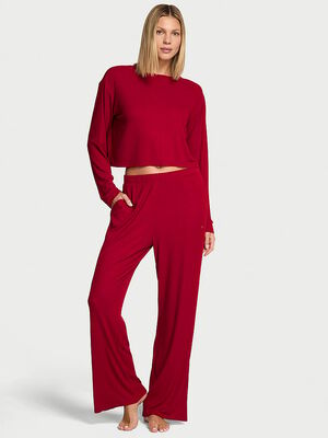 SoSoft&trade; Modal Wide-Rib Long Lounge Set