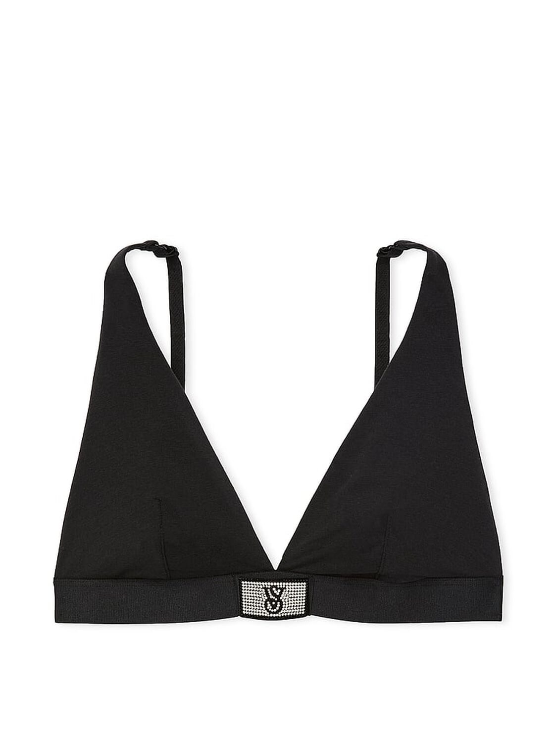 vs The T-Shirt Shine Patch Wireless Plunge Bralette 3 of 4 