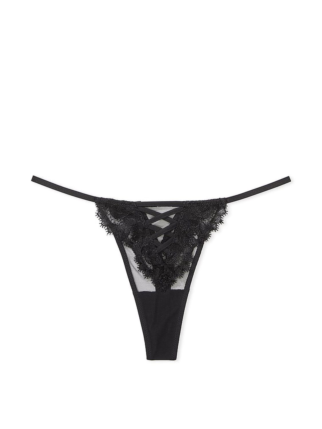 vs Dream Angels Boho Floral Embroidery Thong Panty 3 of 4 