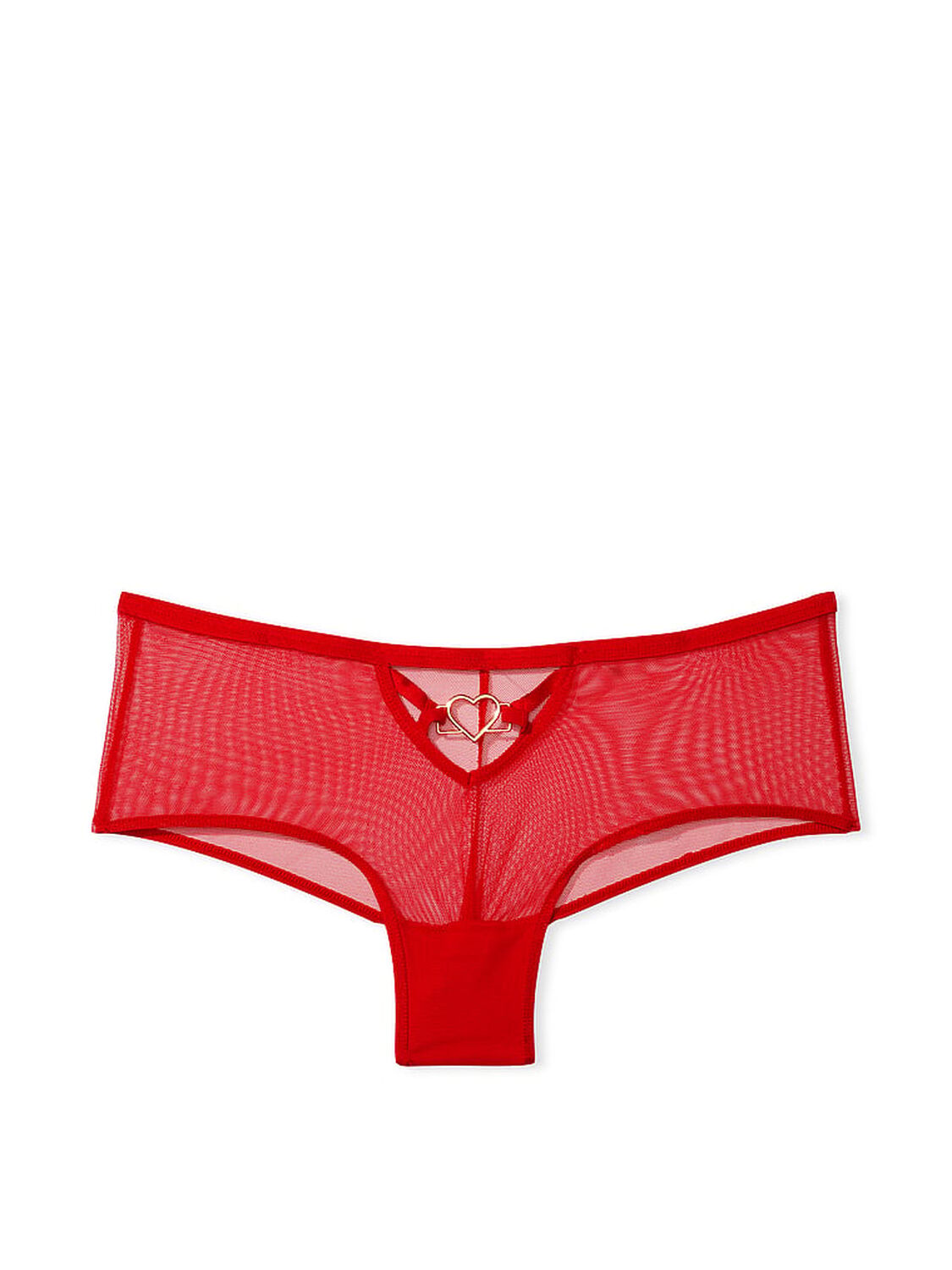 vs Very Sexy Heartware Mesh Cheeky Panty Lipstick 3 of 4 
