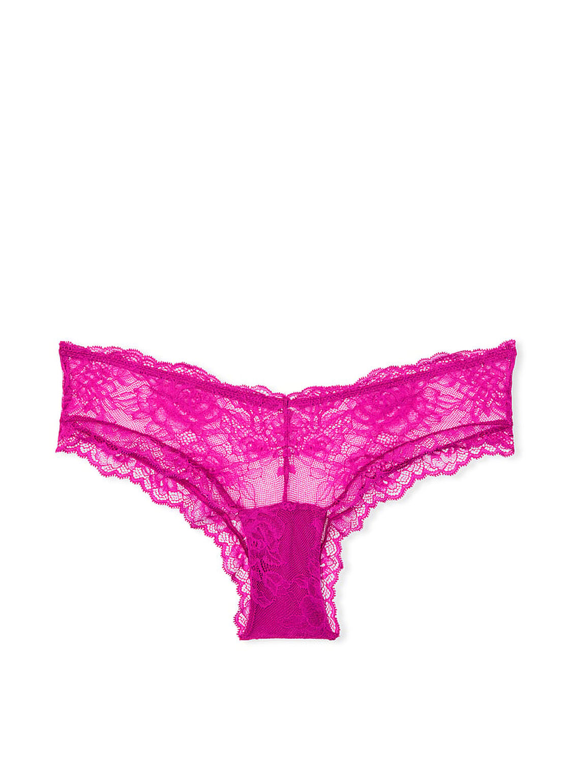 vs Very Sexy Rose Lace High-Leg Cheeky Panty Outrageous Pink 3 of 3 