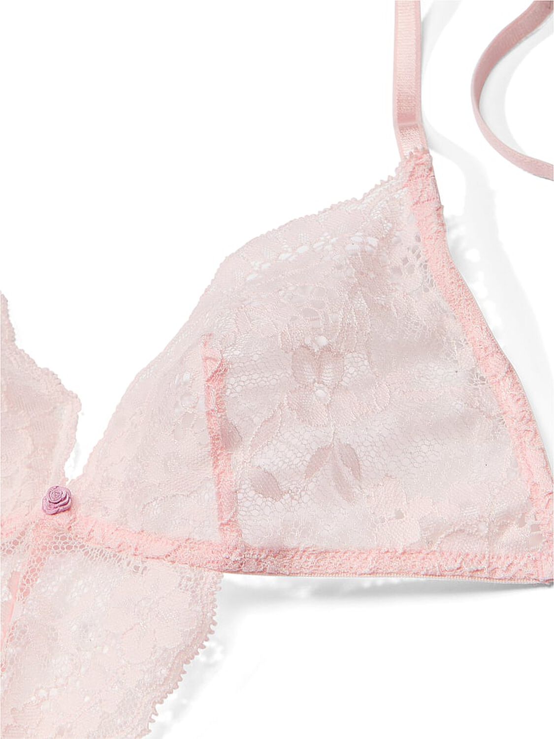 vs Dream Angels Dare to Dream Lace Strappy Triangle Teddy 4 of 4 