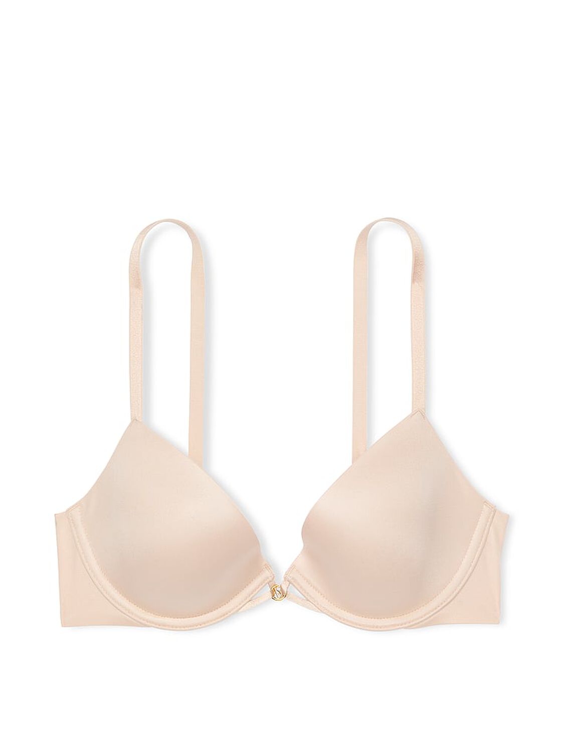 vs Very Sexy Smooth Lightly Lined Plunge Demi Bra Marzipan 3 of 3 