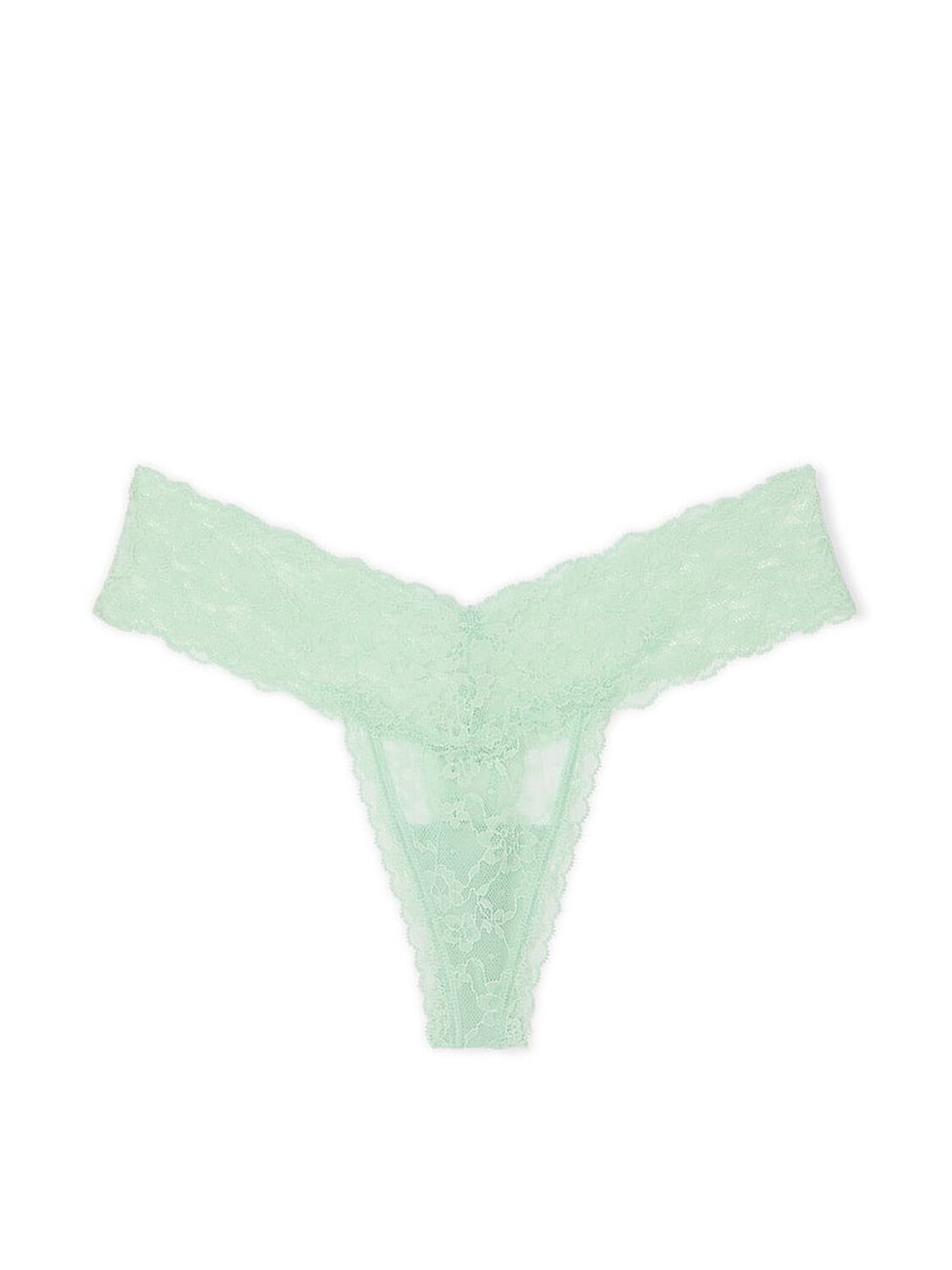 vs The Lacie Lace Thong Panty Pretty Mint 3 of 3 
