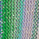Beachwear Shimmer Knit Long-Sleeve Mini Dress, Periwinkle Shimmer Stripes, swatch