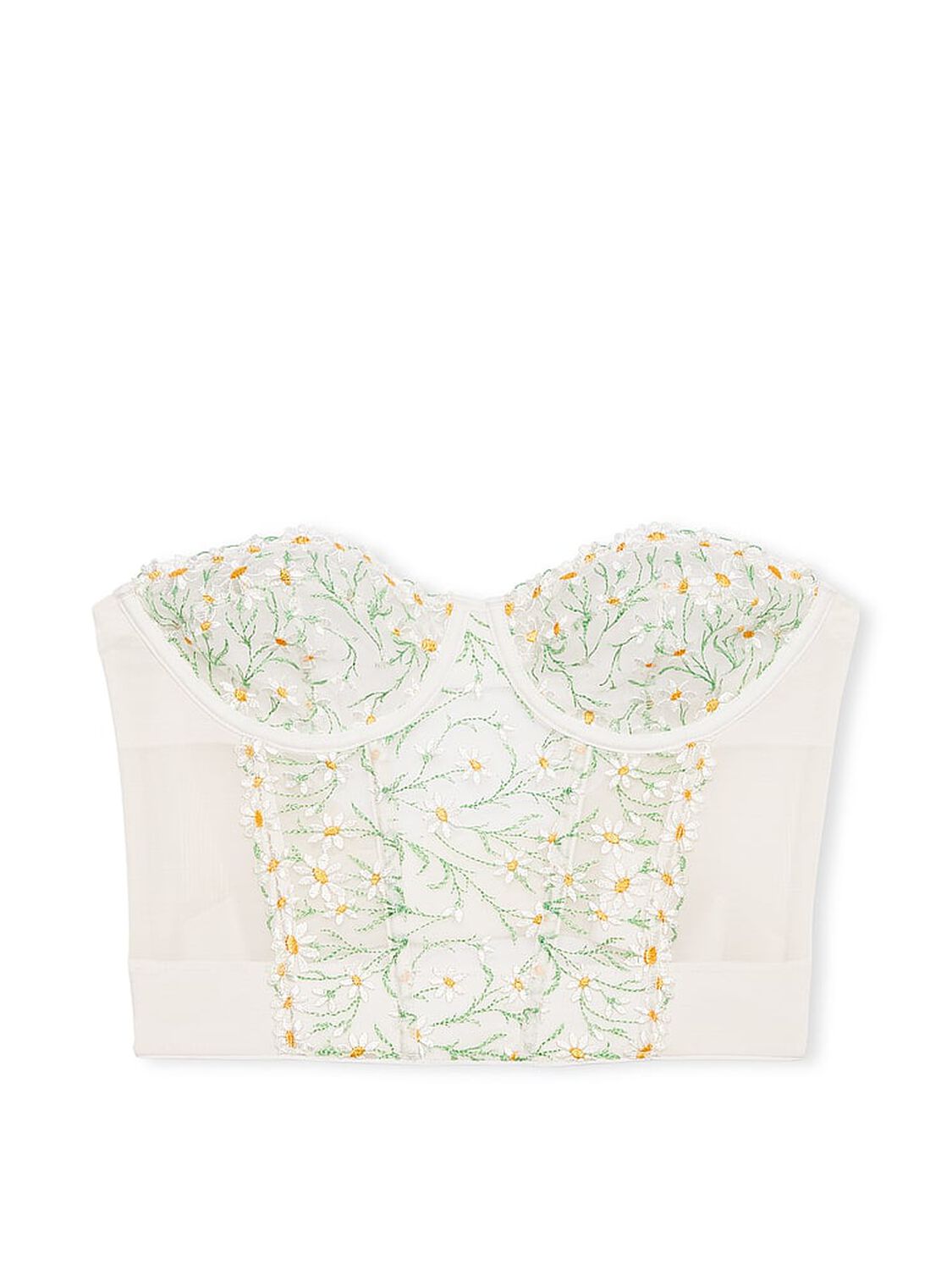 vs Dream Angels Daisy Chain Embroidery Strapless Corset Top 4 of 5 