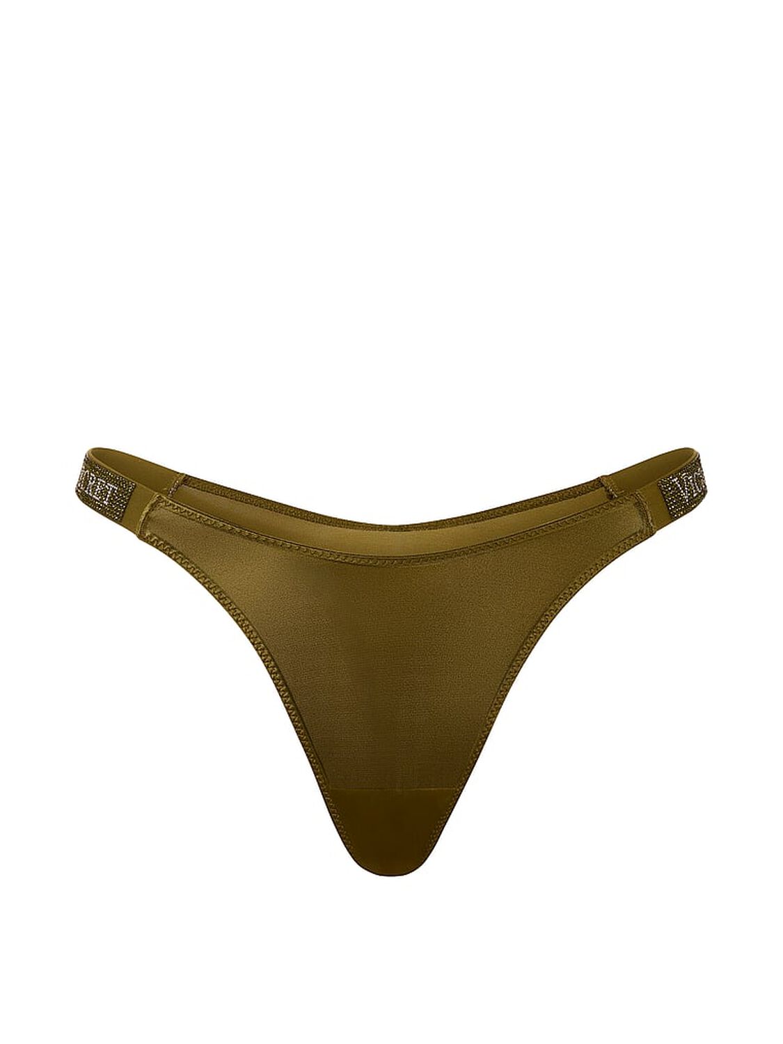 vs Very Sexy Shine Strap Thong Panty Green Chameleon 3 of 3 