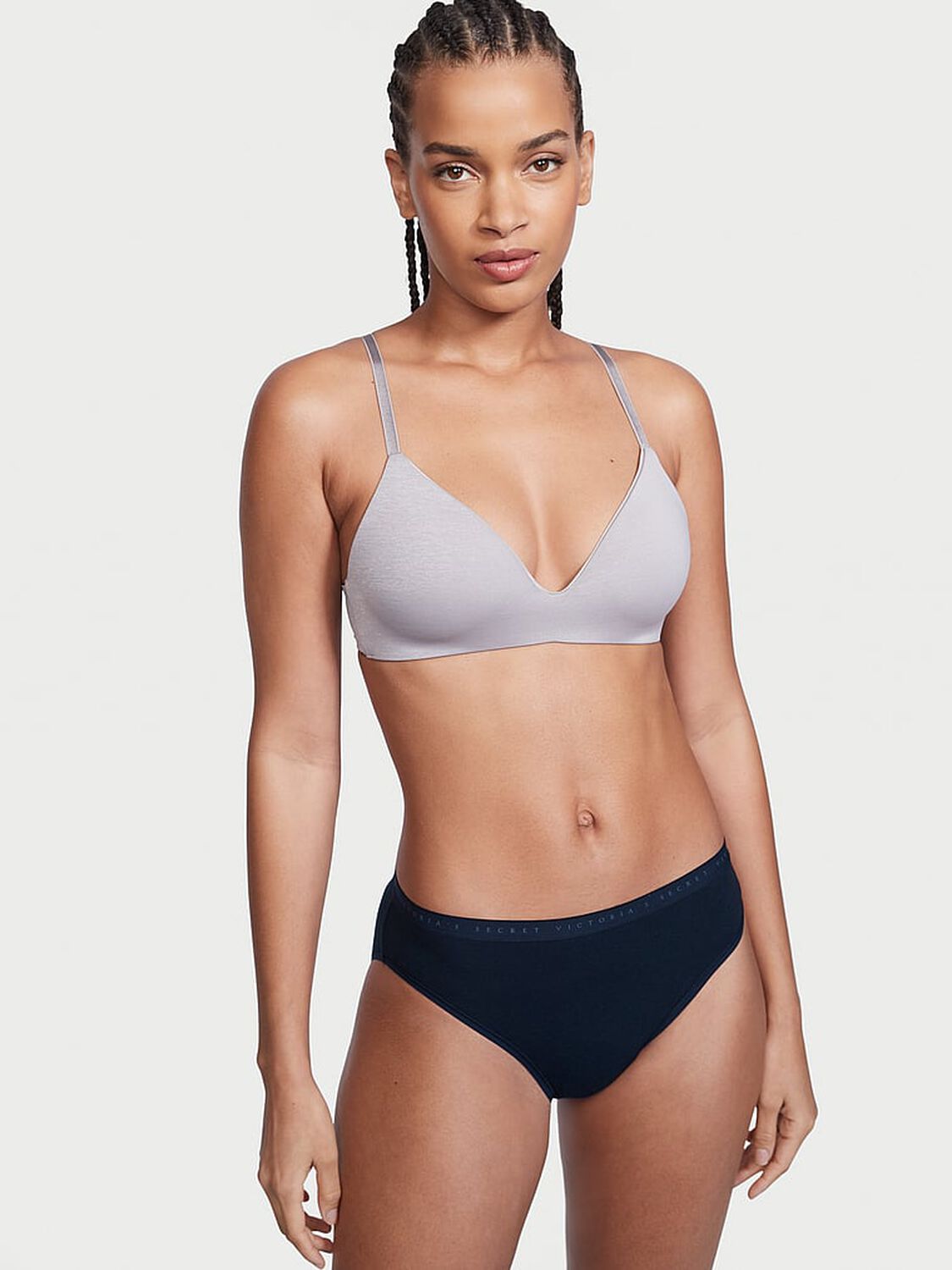 vs Victoria's Secret Stretch Cotton High-Leg Brief Panty 1 of 3 