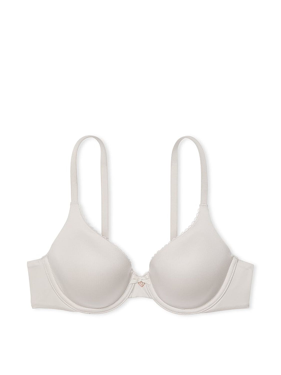 vs Body By Victoria Lightly Lined Full-Coverage Smooth Bra Silver Pearl 3 of 3 