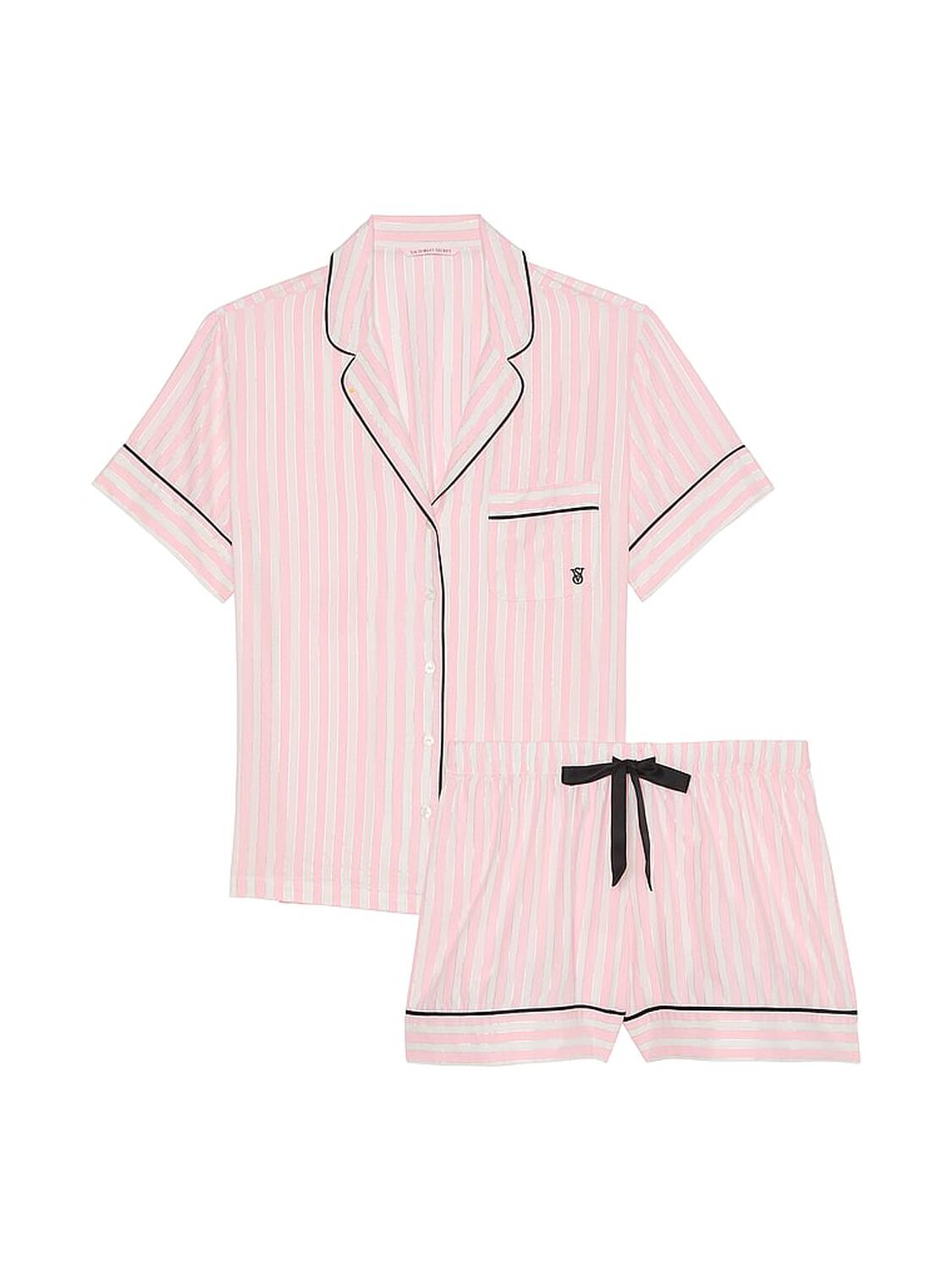 vs Victoria's Secret Flannel Short Pajama Set 3 of 3 